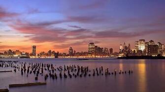 Wallpaper Usa Jersey City New Evening