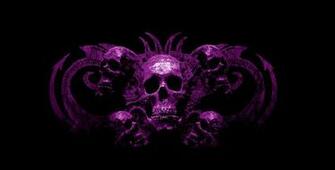 Purple Skull Wallpaper Scary