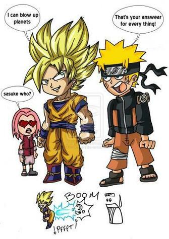 Goku Vs Naruto By Archangemon