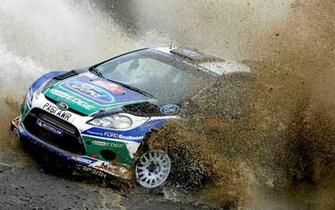 Wallpaper Ford Fiesta Rally Wrc Race Dirt Drift Turn
