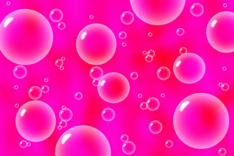 Bubbles On Pink Background Stock Photo HD Wallpaper