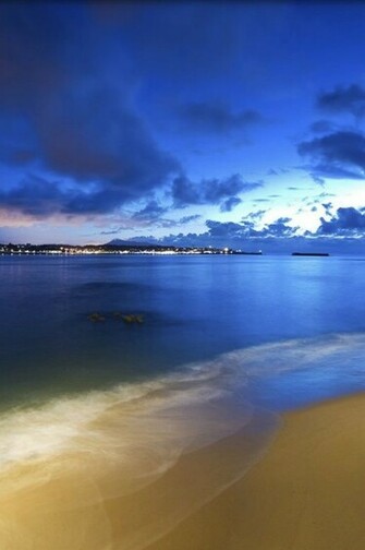 Beach Summer Night iPhone Wallpaper