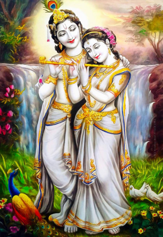 Cute Radha Krishna Wallpaper
