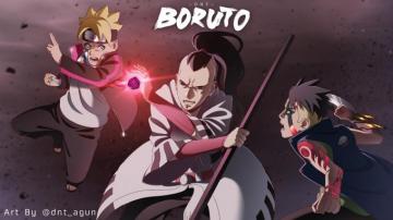 Boruto And Kawaki Vs Jigen Club Wallpaper