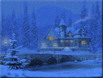 Wallpaper By Art Tlc 3d Snowy Cottage Ze