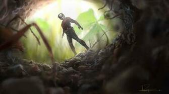 The Ant Man Inside Of Anthill Wallpaper