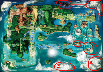 Pokemon Oras Hoenn Map Analysis By Frozen Echo