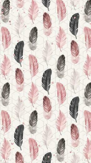 Feathers Wallpaper Wishbone Bear 90s Fashion