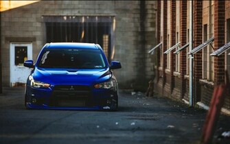 Mitsubishi Evo X Slammed Wallpaper