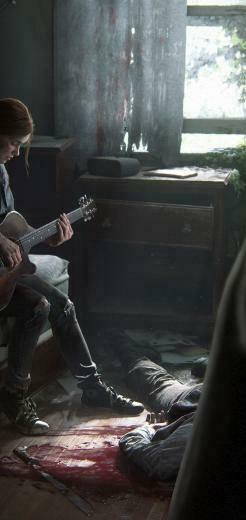The Last Of Us Part Ellie Playing Guitar 4k Wallpaper