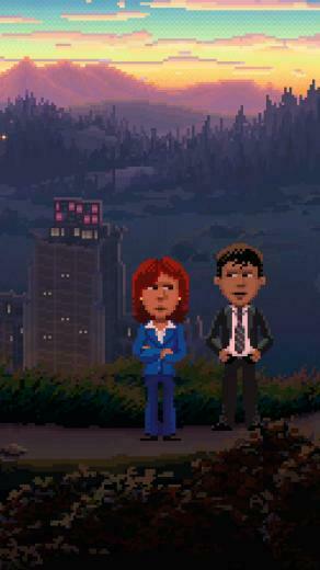 Ron Gilbert On Thimbleweed Park iPhone Wallpaper