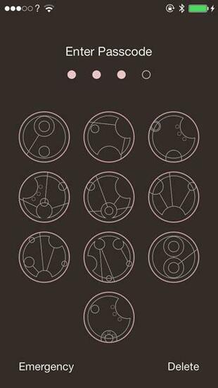 Lock The iPhone Like A Time Lord With Gallifreyan Keypad