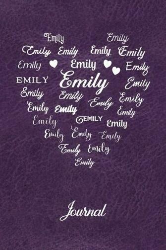 Amazon Personalized Journal Emily Purple Leather Look