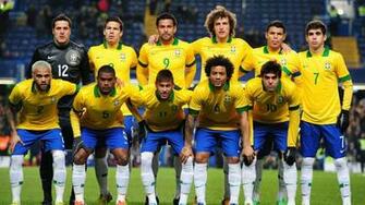 Brazil Football Team In High Resolution For This Wallpaper
