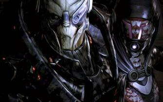 Mass Effect Garrus Tali Stock Photos Image HD Wallpaper