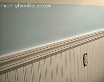 Beadboard Wallpaper The Stonybrook House Installing