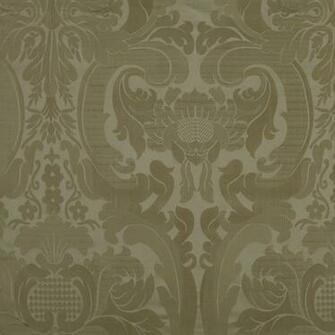 Large French Damask Pattern Name Colour Champagne