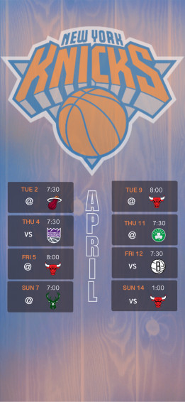 Knicks Season Schedule Wallpaper For iPhone R Nyknicks