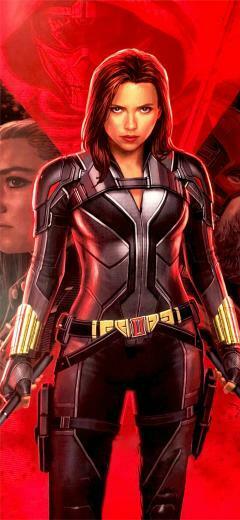 Black Widow iPhone Wallpaper
