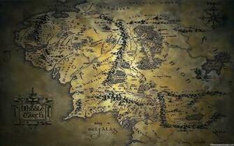 Map Of Middle Earth Wallpaper