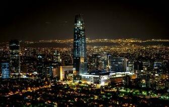 Wallpaper Night Chile Noche Santiago De