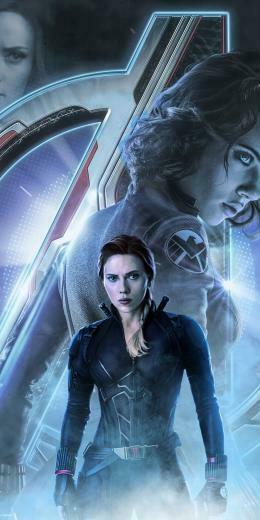 Movie Avengers Endgame Black Widow Poster Art