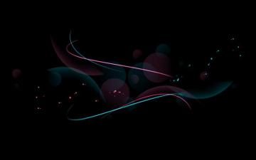 Abstract Black And Blue Wallpaper