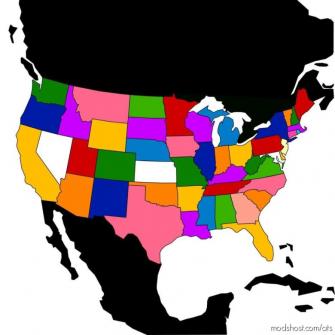 Ats Color Coded Background Map V2 Mod Modshost