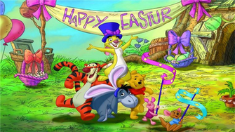Winnie The Pooh Easter Wallpaper