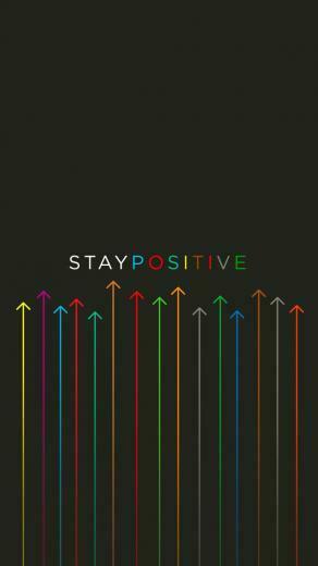 Be Positive iPhone Wallpaper 5s