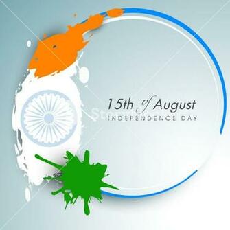 15th August Indian Independence Day Background Royalty Stock