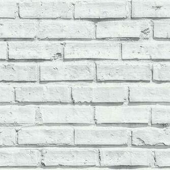 Arthouse White Brick Wallpaper At Wilko
