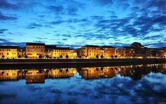 Prague Czech Republic Waterfront Wallpaper