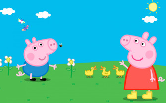 George Pig Wallpaper 4k Peppa Tv Show Cartoon