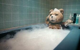 Ted On Bath Tub Holding Smartphone Movie Scene HD Wallpaper