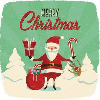 Vintage Santa Vector