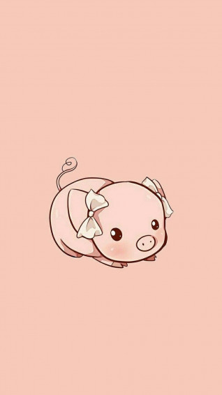 Cute Pig Background Wallpaper