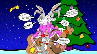 Looney Tunes Christmas Bugs Bunny F Wallpaper