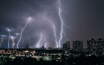 Nature Wallpaper Lightning Storm Phone For Desktop