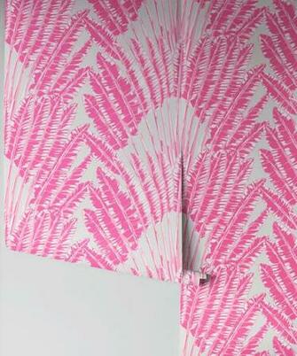 Feather Palm Wallpaper Big Bold Leaf Milton King