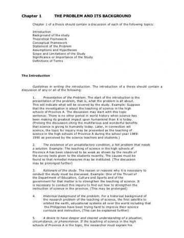 Thesis Writing Statement Dissertation