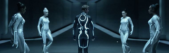 Tron The Sirens Dual Monitor Wallpaper
