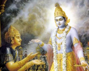 God Krishna And Arjun For Your Desktop
