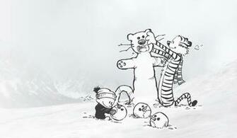 Calvin And Hobbes Snowmen Friendship Comi Entertainment Cartoons HD