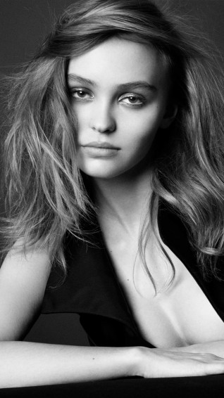 Lily Rose Depp Black White 4k Ultra HD Mobile Wallpaper