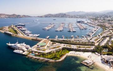 Wallpaper Sea Yachts Turkey Marina Bodrum Image For Desktop