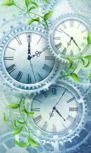 Bigger Ice Glass World Time Clock HD For Android Screenshot