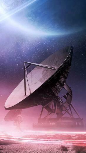 Radio Telescope Wallpaper iPhone
