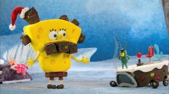 Spongebob Squarepants Funny Humor Christmas F Wallpaper