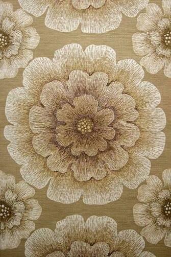 Large Pattern Floral Wallpaper